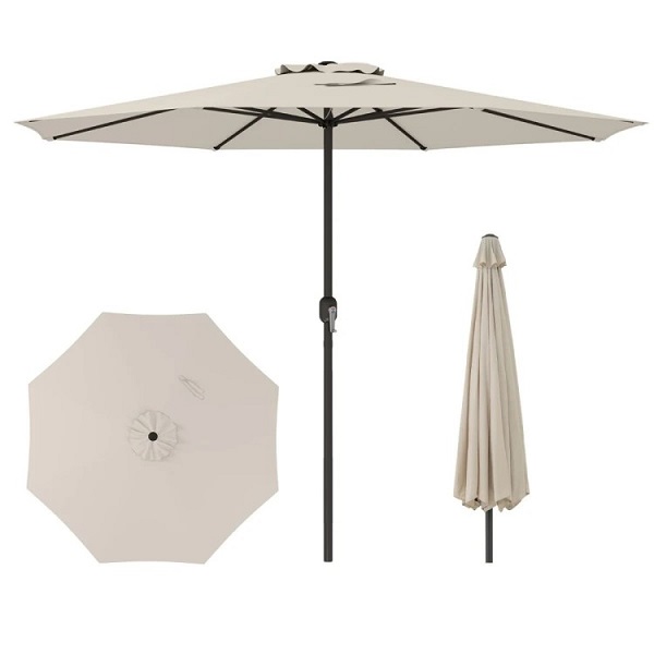 Lauko terasos skėtis 350 cm (Smėlis)